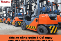 Sửa xe nâng quận 8 tốt nhất qua hotline 0911.755.700