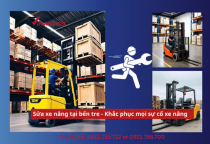 Sửa xe nâng tại bến tre - Khắc phục mọi sự cố xe nâng